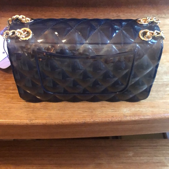 Jill & Ally Black Clear Bag - Picture 2 of 3
